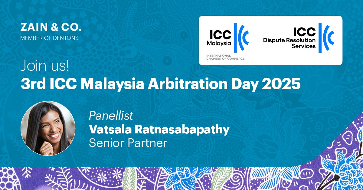 Graphic banner 3rd ICC Malaysia Arbitration Day 2025