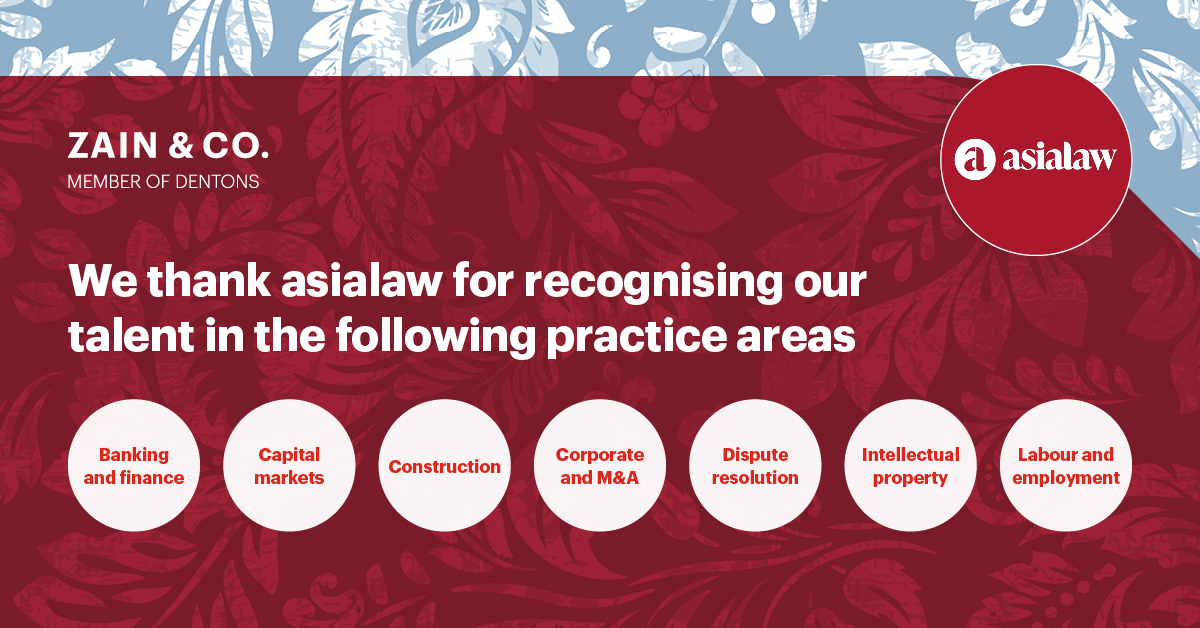 We thank asialaw for recognising our talent in the following practice areas